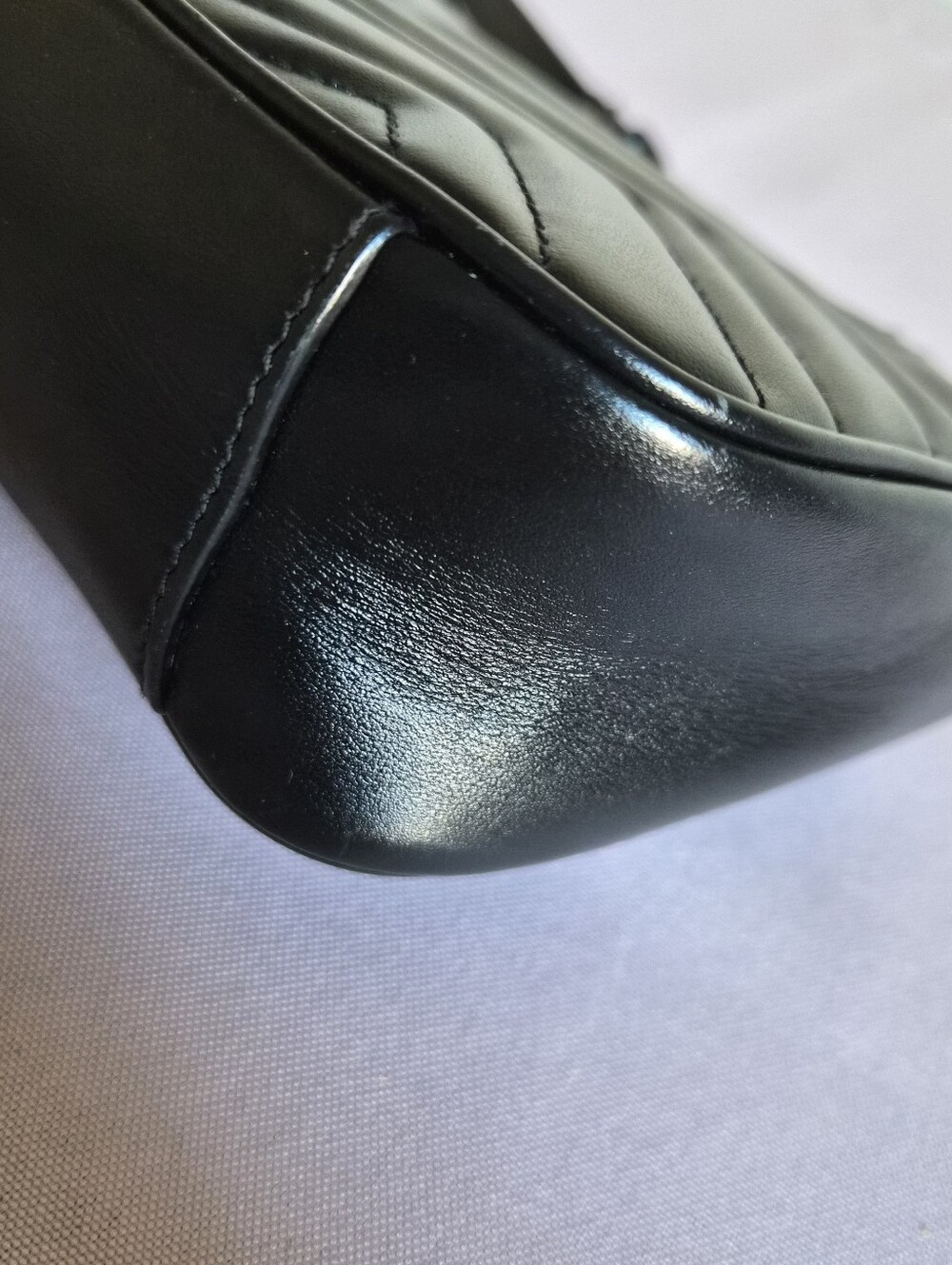 Gucci GG Marmont Small Black Matelassé Shoulder Bag - Picture 9 of 9